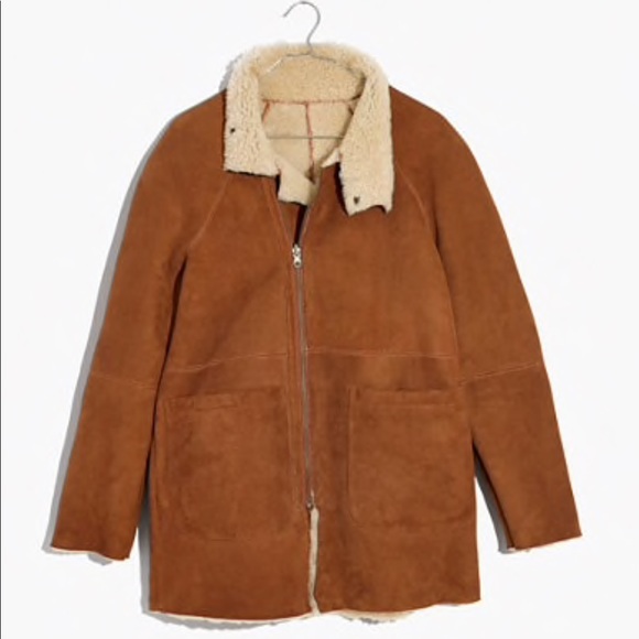 madewell shearling jacket